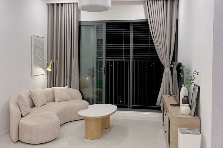 Bán cắt lỗ căn hộ chung cư 1 phòng ngủ The Park City hướng Tây Nam, DT 64m2, full nội thất hiện đại